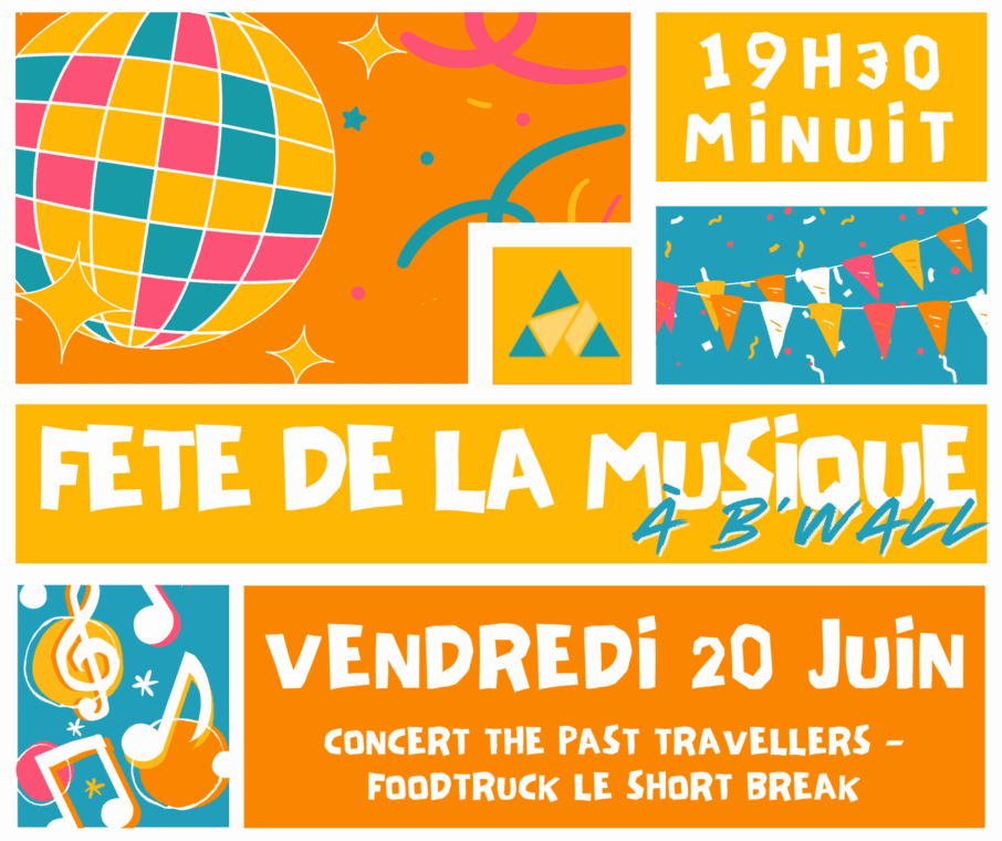 B’wall fête l’été avec sa toute première fête de la musique, le vendredi 20 juin !